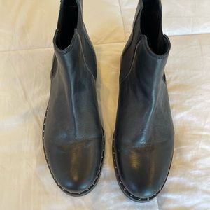 Black Steve Madden booties with studs